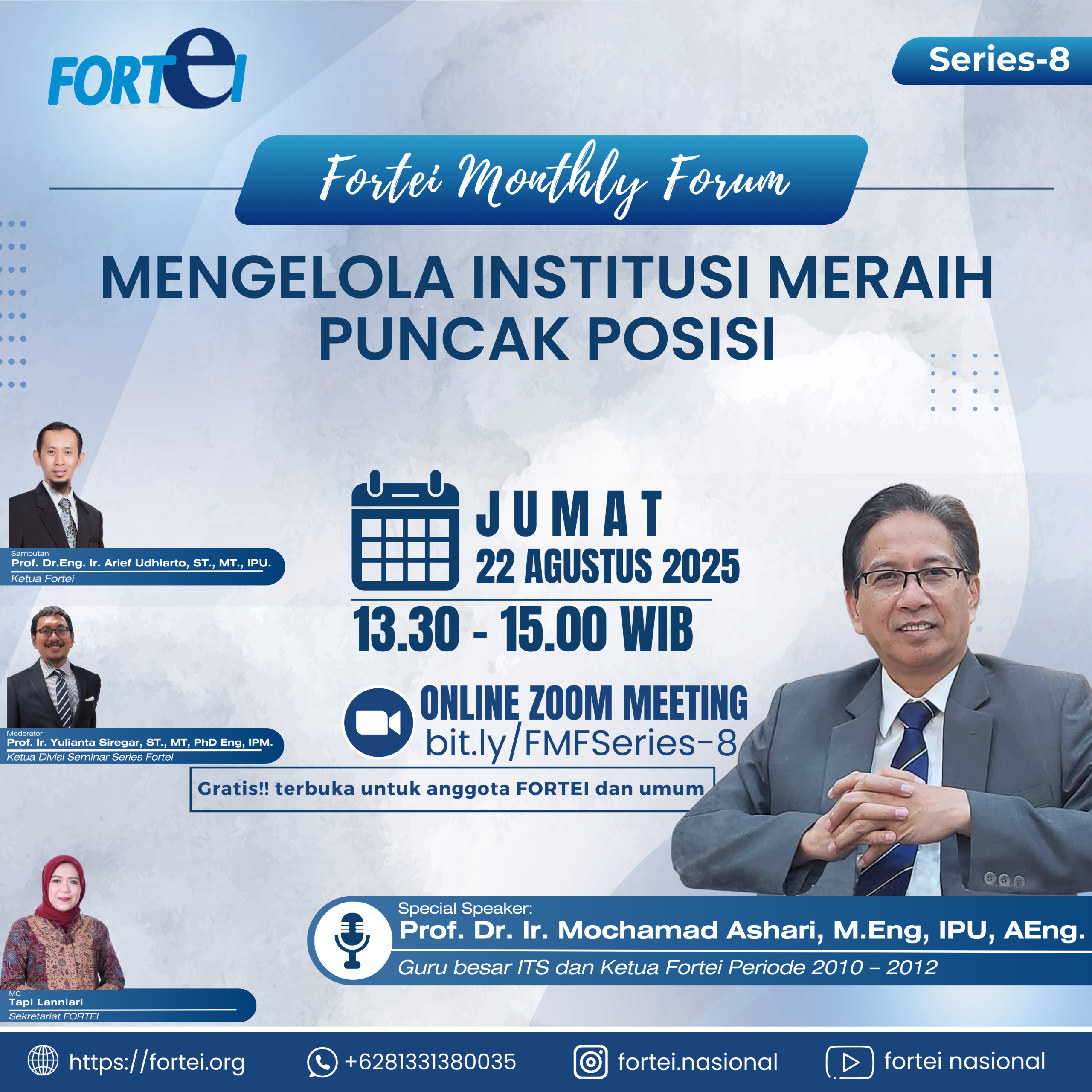 FMF Series 8-Mengelola Institusi Meraih Puncak Posisi